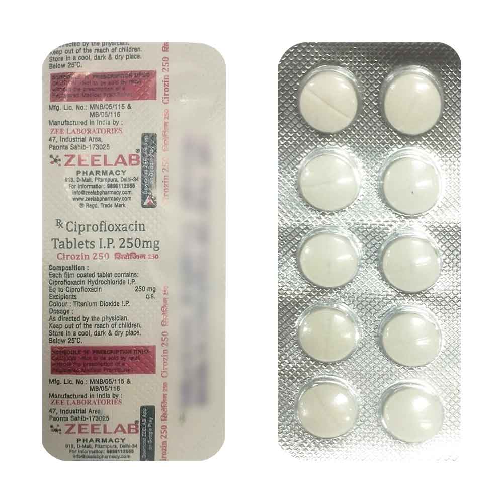 Cirozin 250 Antibiotic Tablet