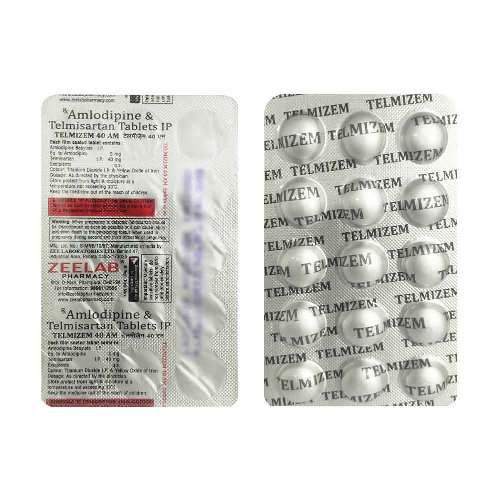 Telmizem 40 AM Tablet