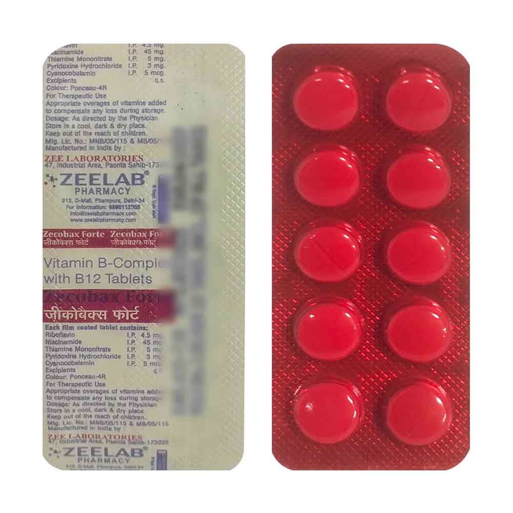 Zecobax Forte Tablet | Multivitamin & Mineral Supplement for Immunity & Energy