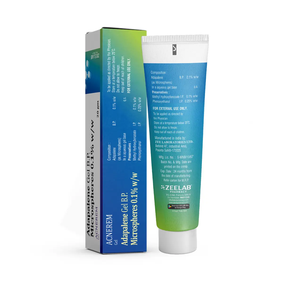 Acnerem Anti Acne Gel | Controls Acne, Redness & Oil