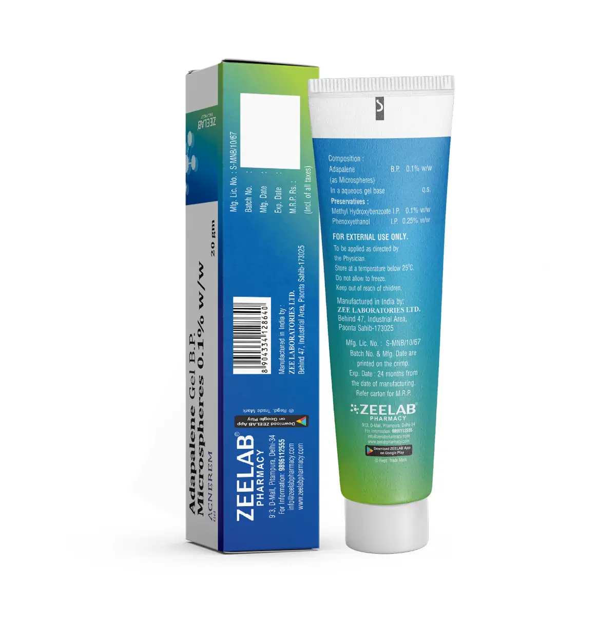 Acnerem Anti Acne Gel | Controls Acne, Redness & Oil