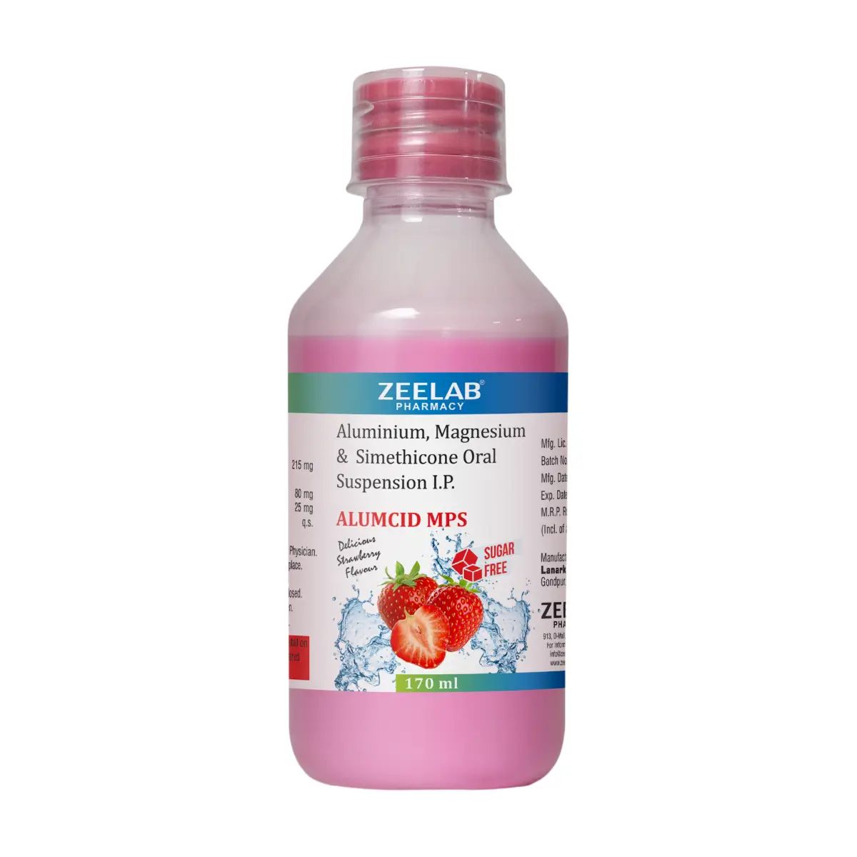 Alumcid MPS Oral Suspension Strawberry