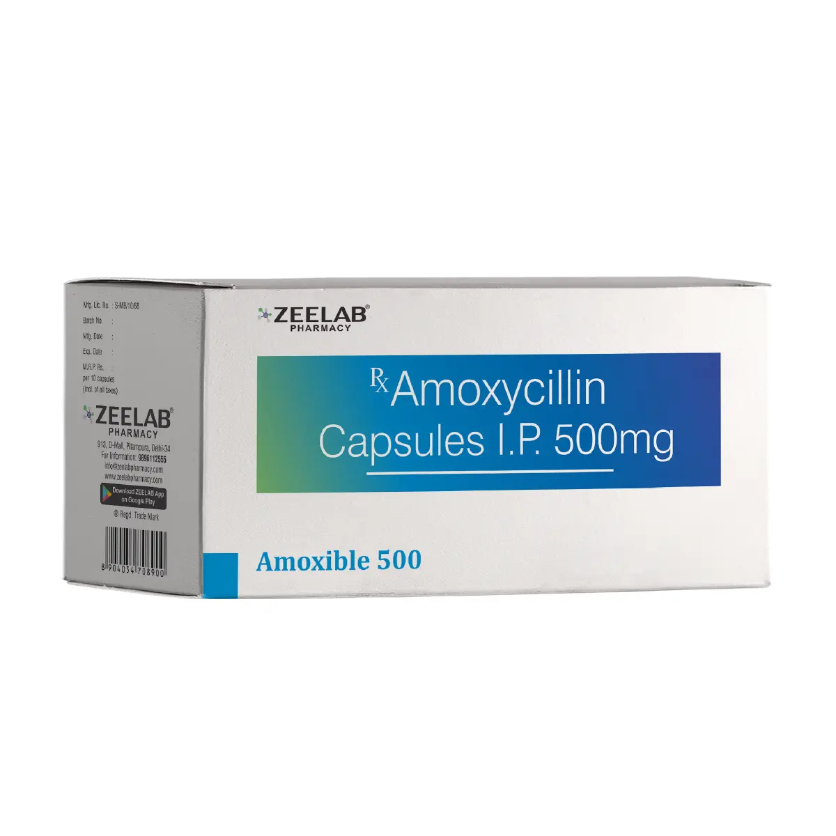Amoxible 500 Antibiotic Capsule