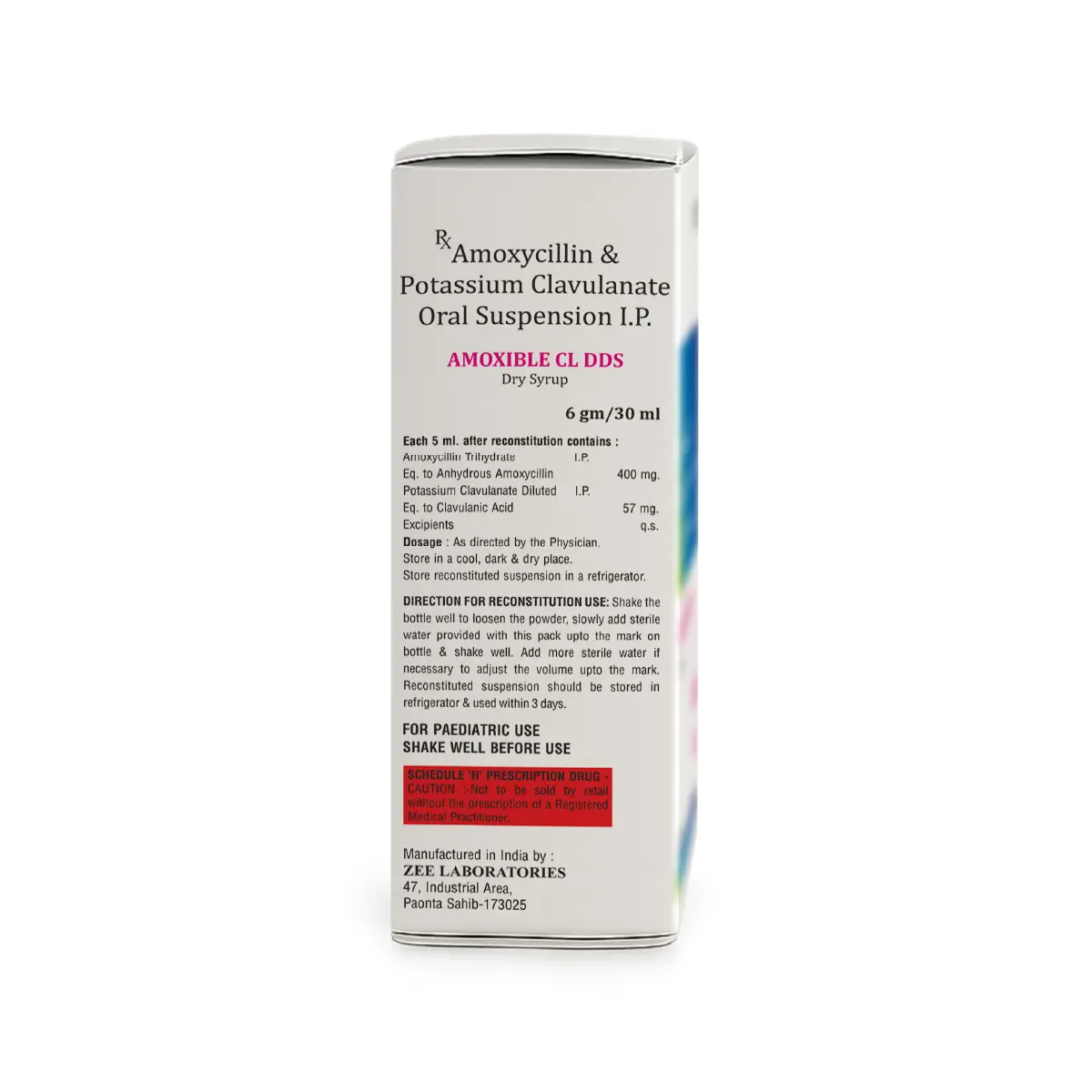 Amoxible CL DDS Antibiotic Oral Suspension