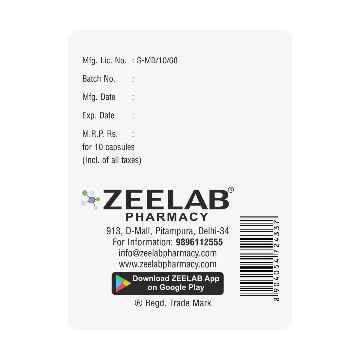 Ampicix 500 Antibiotic Capsule