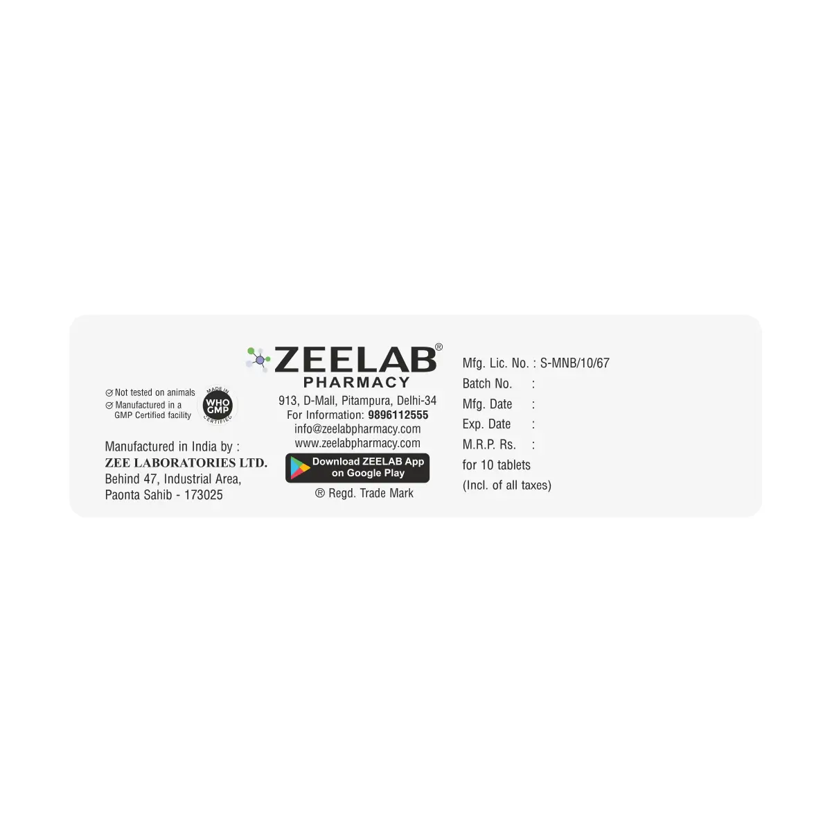 Ariprazole 10 | Aripiprazole 10mg Tablet | Strip of 10 Tablets