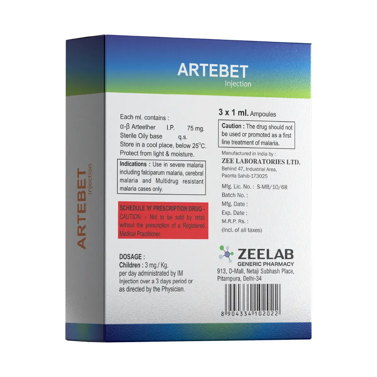 Artebet Injection