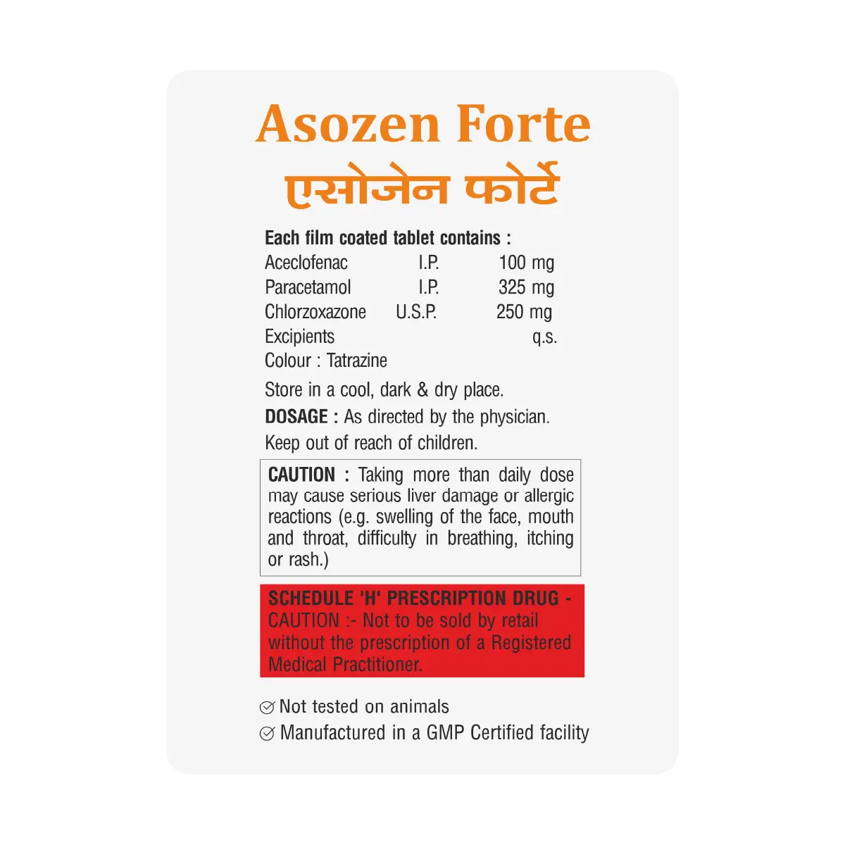 Asozen Forte Tablet