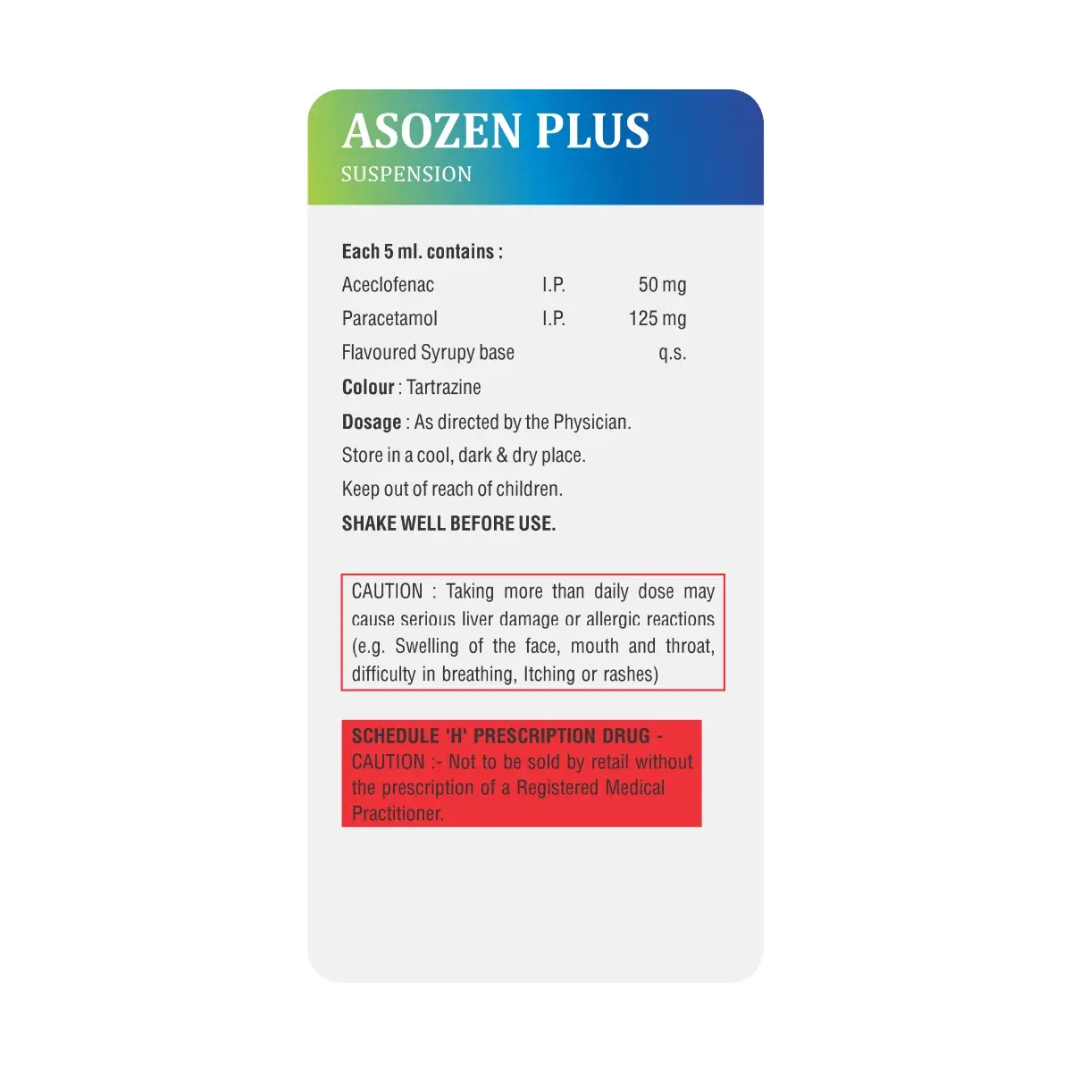 Asozen Plus Suspension