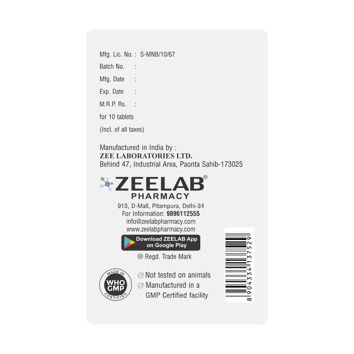 Asozen SR Plus Tablet