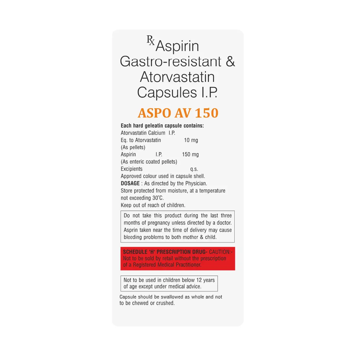 Aspo AV 150 Capsule