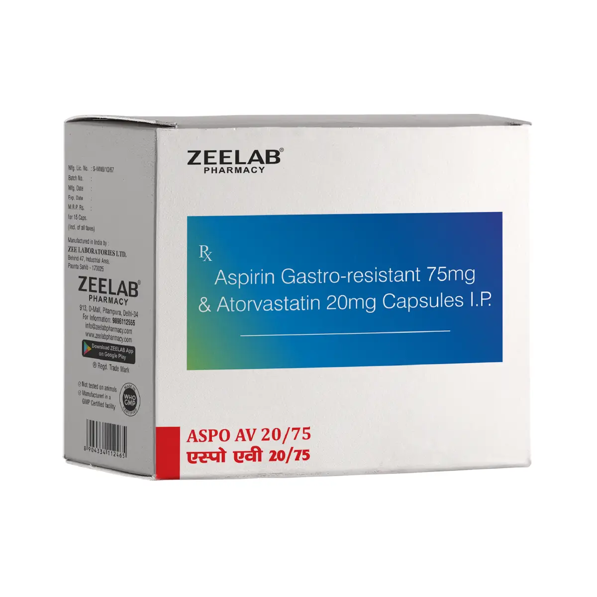 Aspo AV 20/75 Capsule