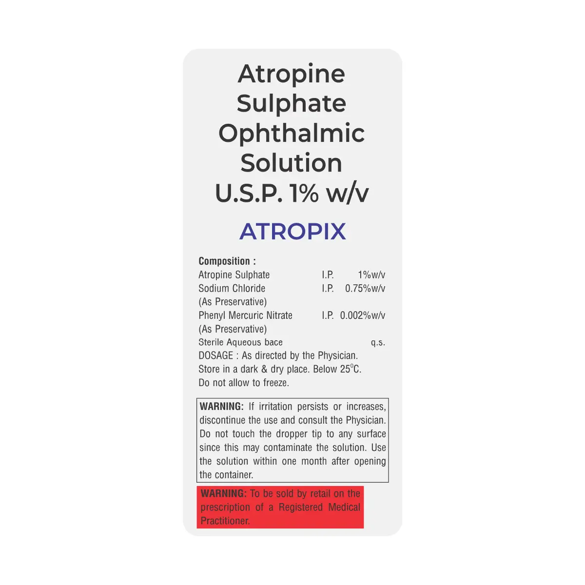 Atropix Eye Drop 5ml