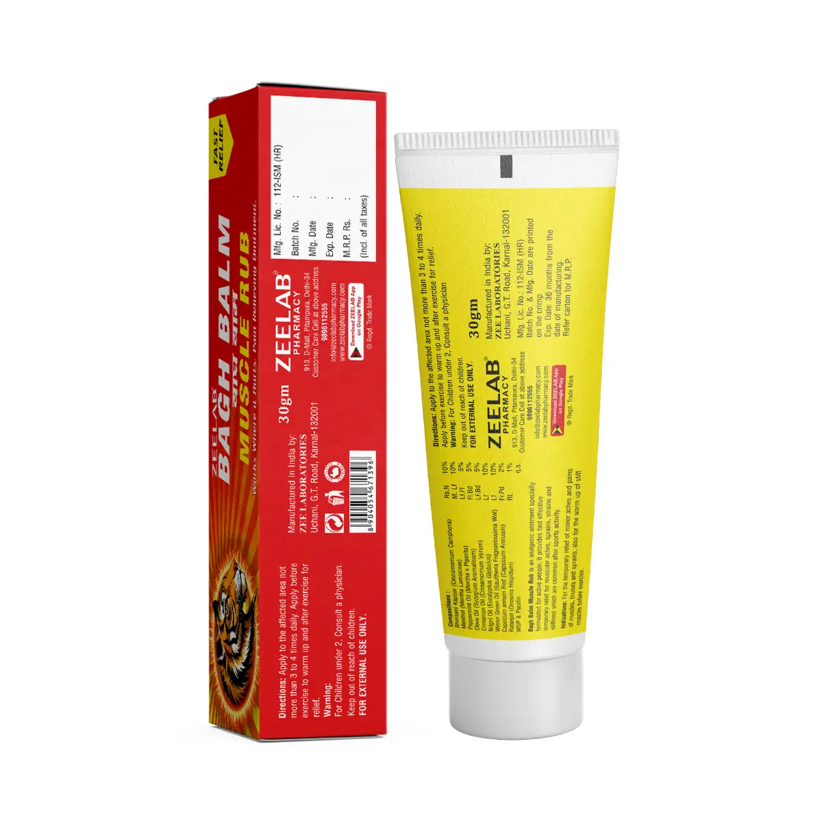 Zeelab Bagh Balm 30gm | For Joint Pain & Muscle Relief