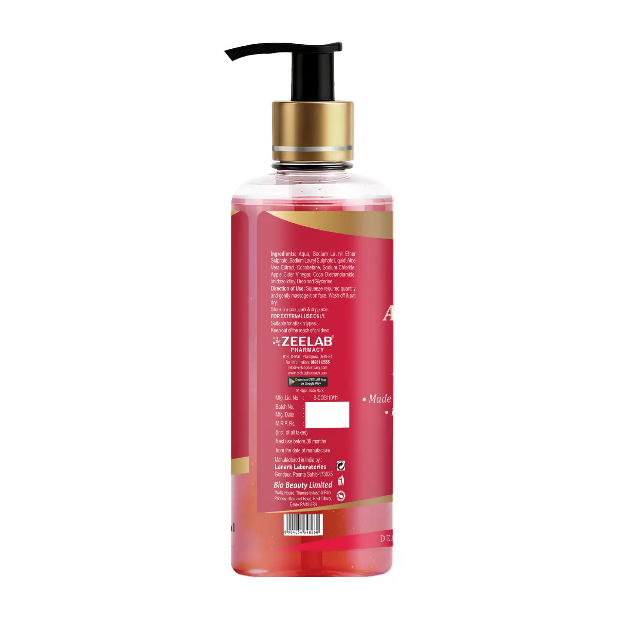 Bio Beauty Apple Cider Aloe Vera Face Wash