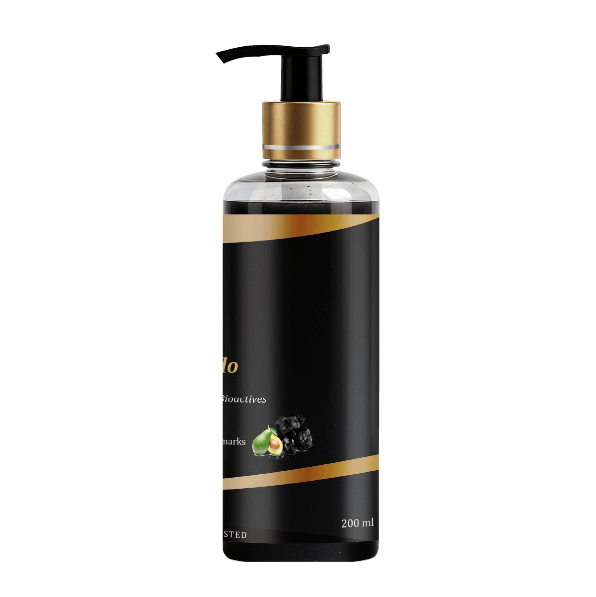 Bio Beauty Purifying Face Wash with Activated Charcoal and Avocado (200 ml)