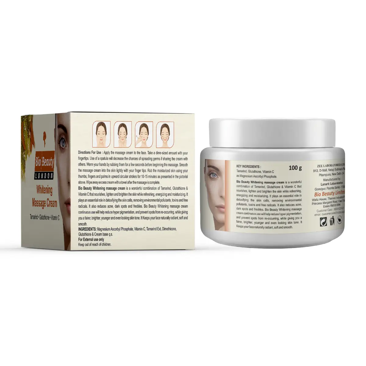 Bio Beauty Whitening Massage Cream