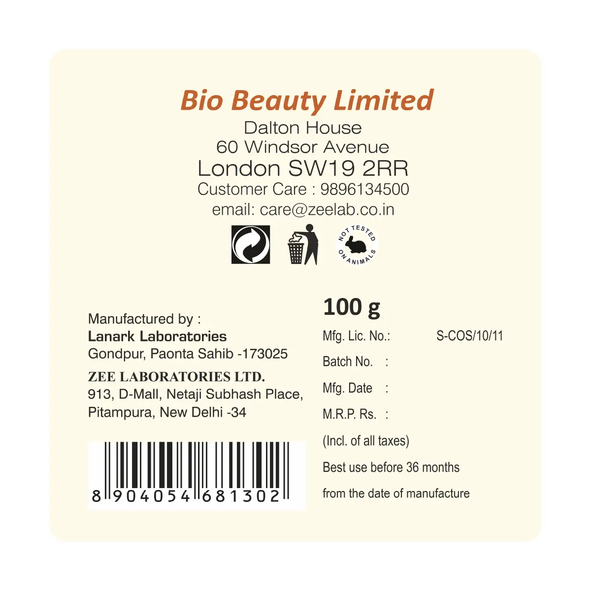 Bio Beauty Whitening Massage Cream