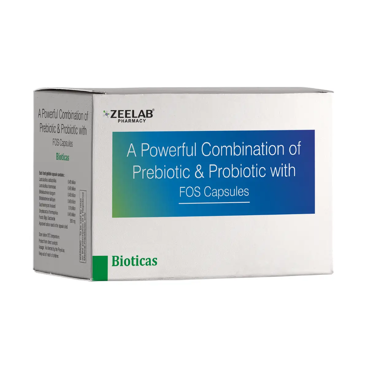 Bioticas Prebiotic & Probiotic Capsule | Supports Digestive & Gut Health