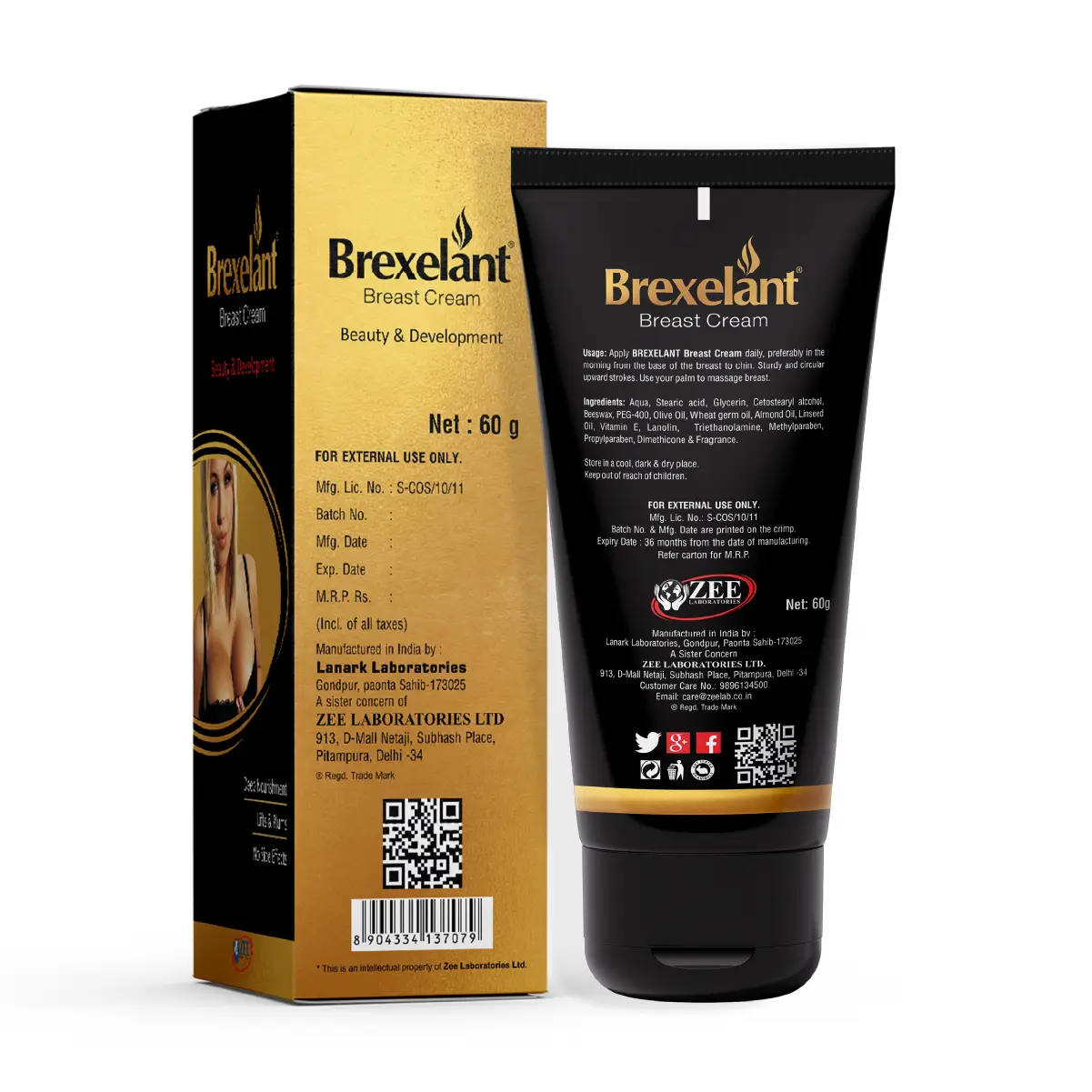 Brexelant Breast Cream with Vitamin E