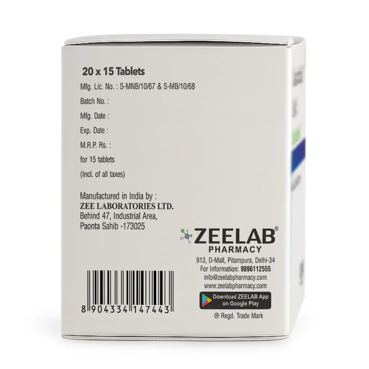 Calvirich Calcium 500 with Vitamin D3 Tablet | For Bones, Joints & Muscle Care