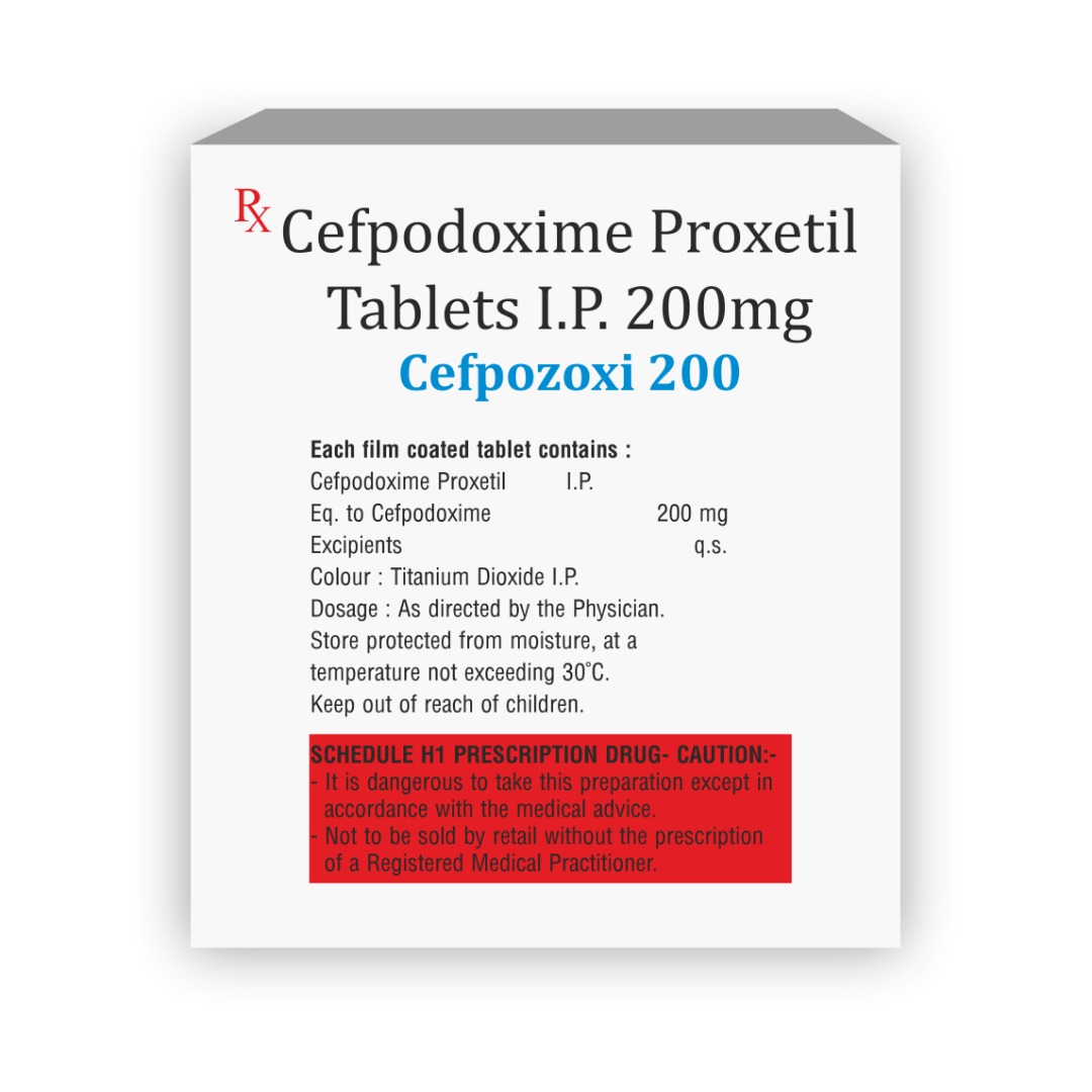 Cefpozoxi 200 Antibacterial Tablet