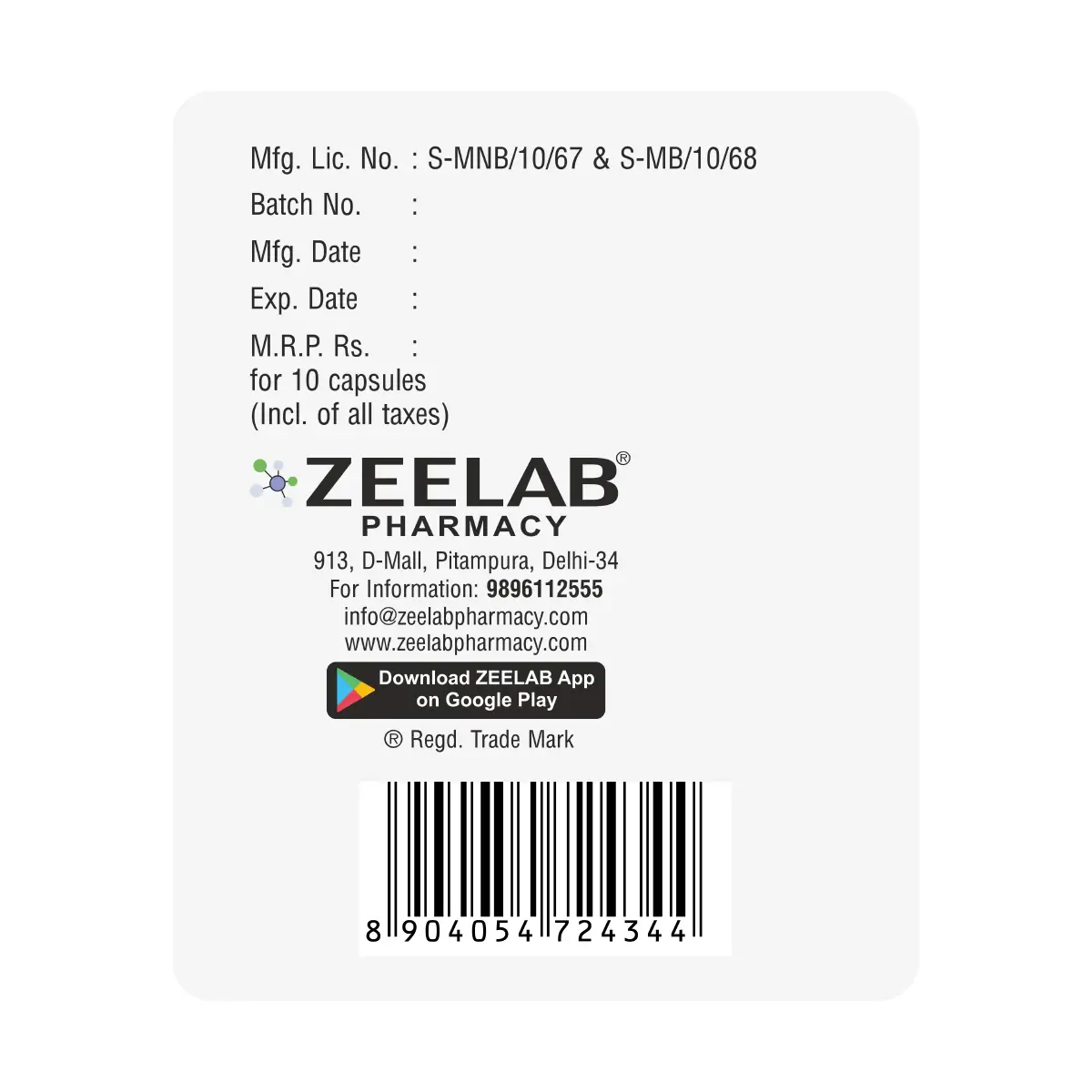 Celazin 250 Antibiotic Capsule