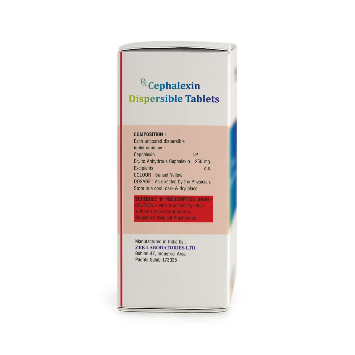 Celazin 250 DT | Cephalexin 250mg Dispersible Tablet | Strip of 10 Tablets