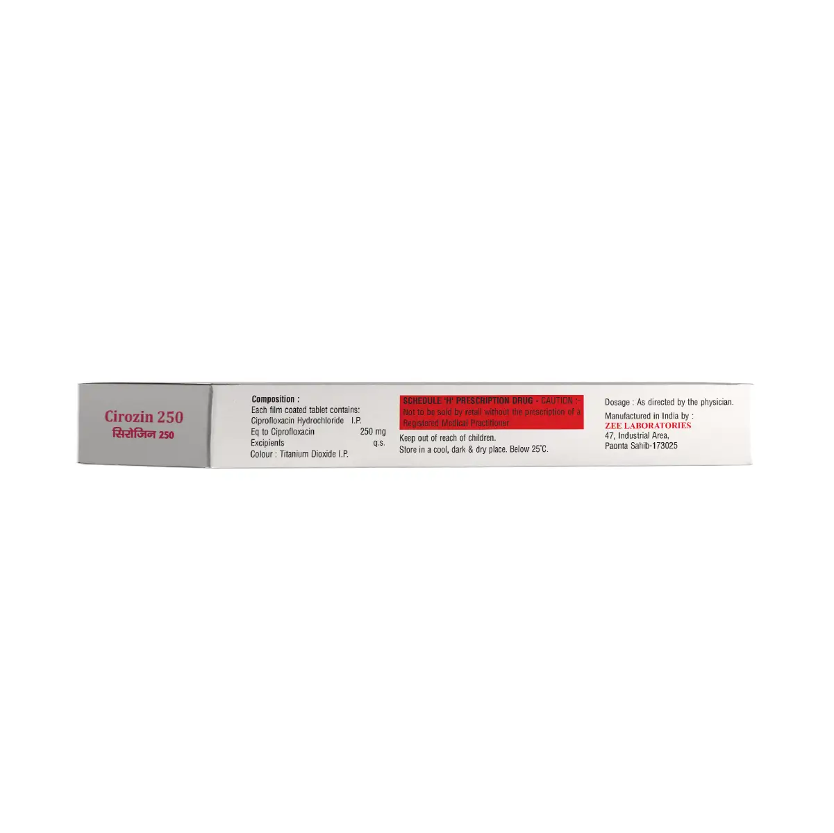 Cirozin 250 Antibiotic Tablet