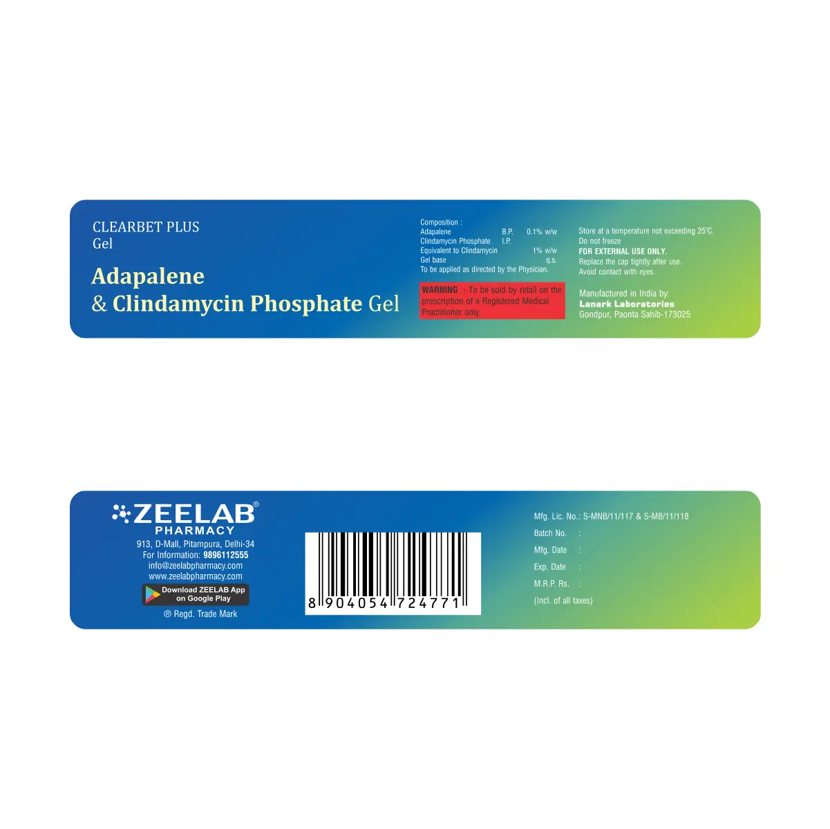 Clearbet Plus Anti Acne Gel