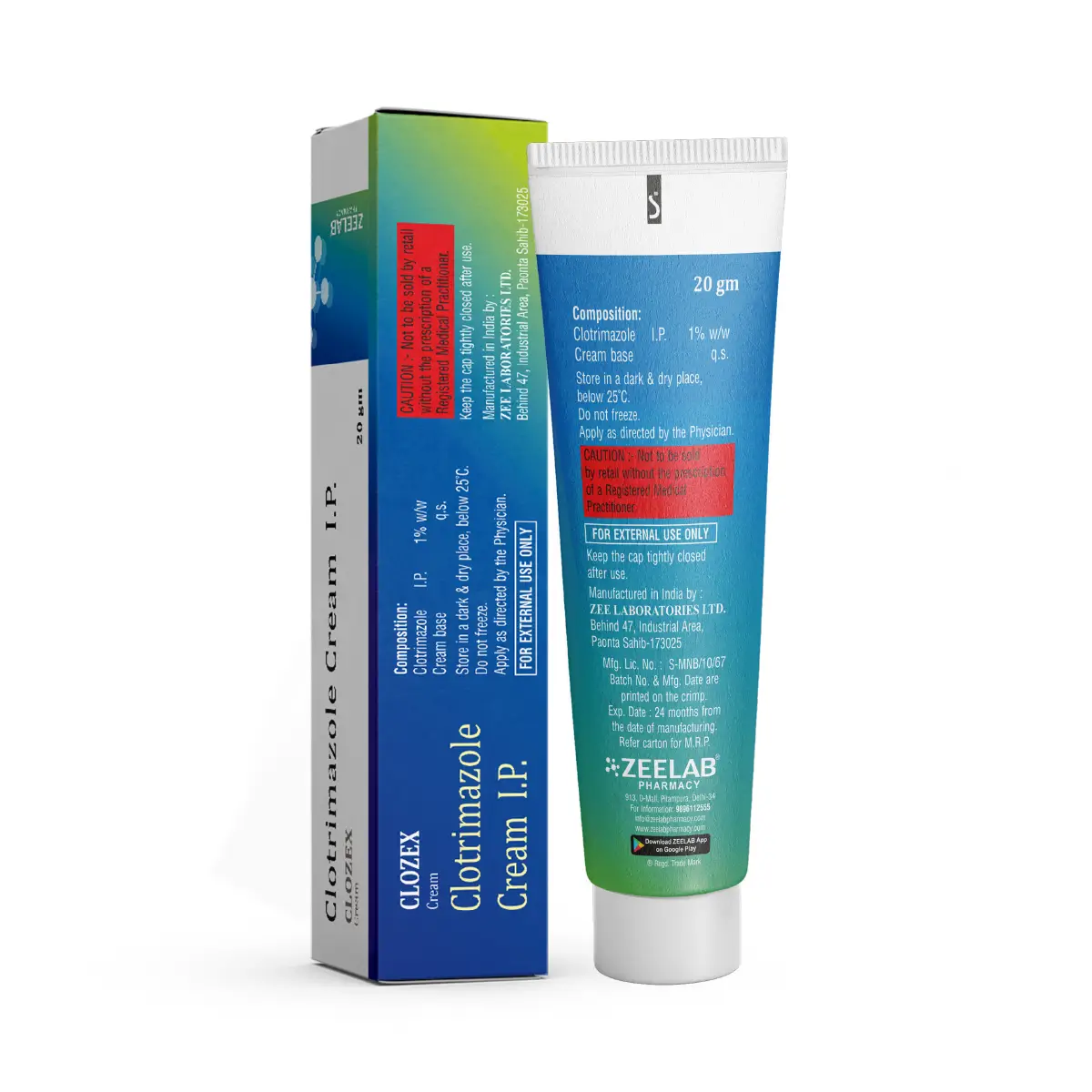 Clozex Antifungal Cream 20 gm