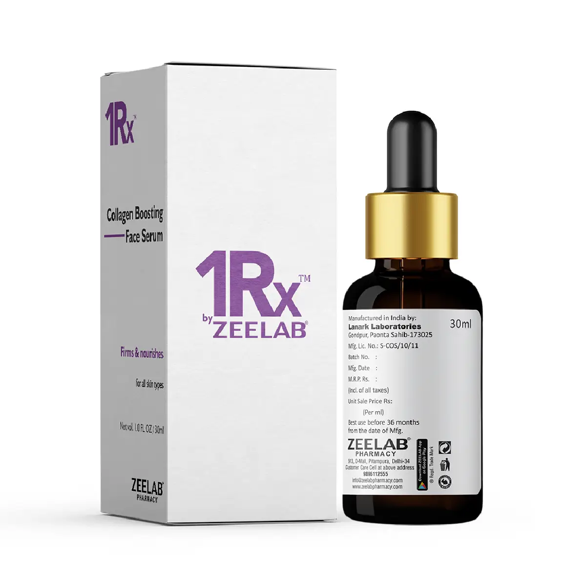 1RX Collagen Boosting Face Serum