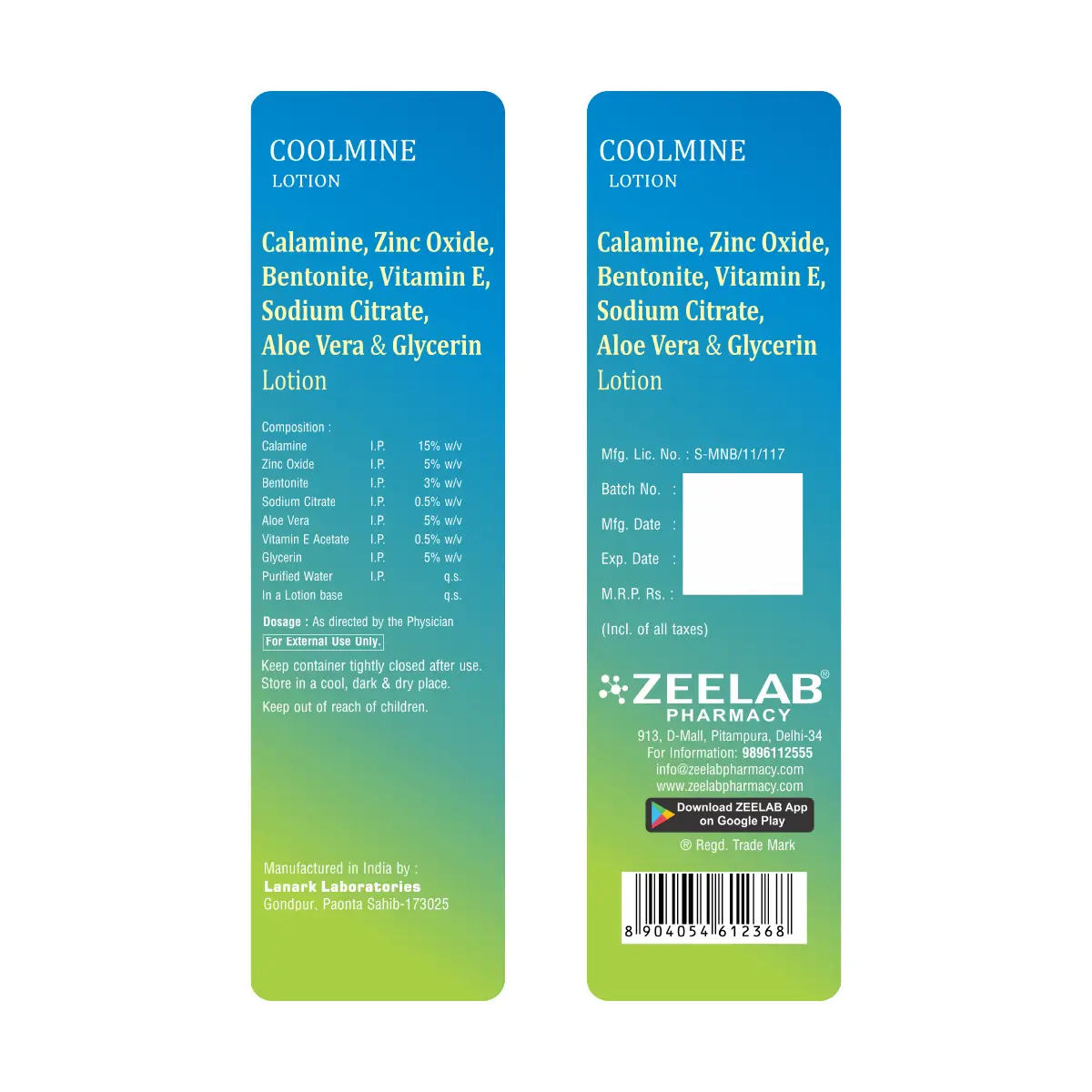 Coolmine Lotion | Soothing Skin Care & Cooling Comfort