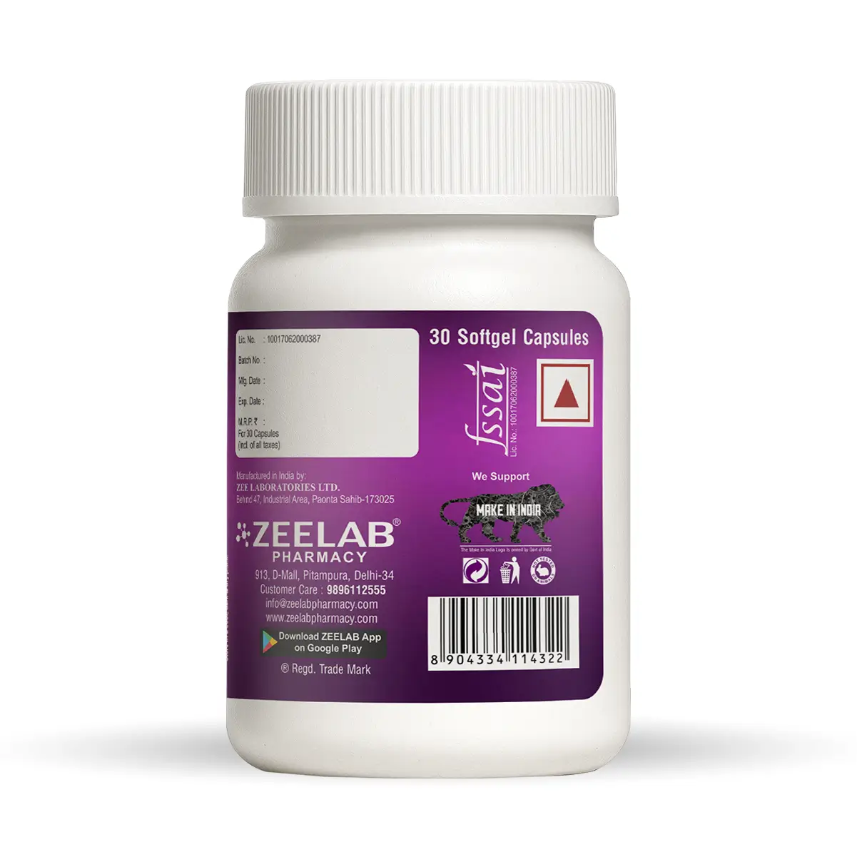 Densihair Softgel Capsule For Women