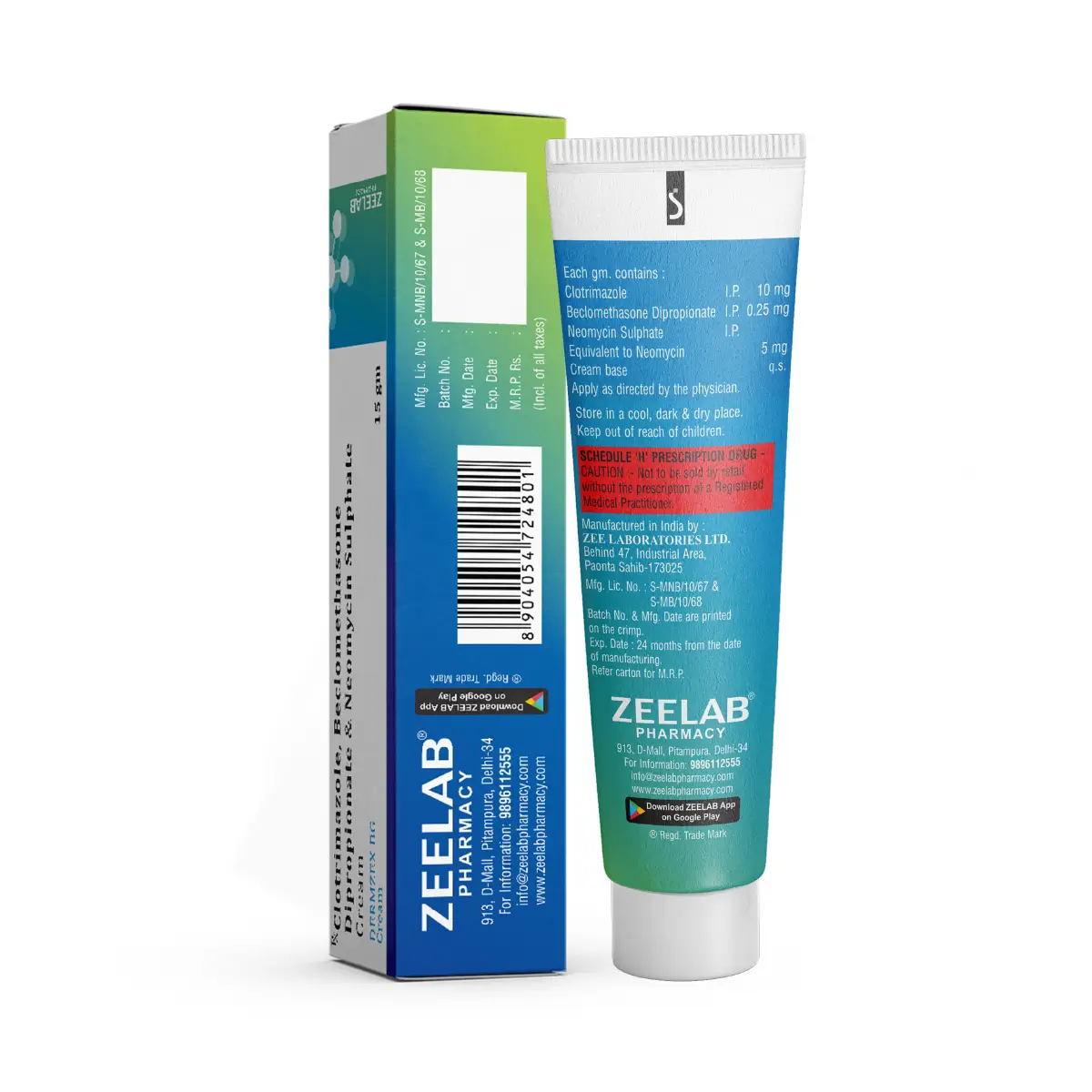 Dermzex BG Skin Infections Cream