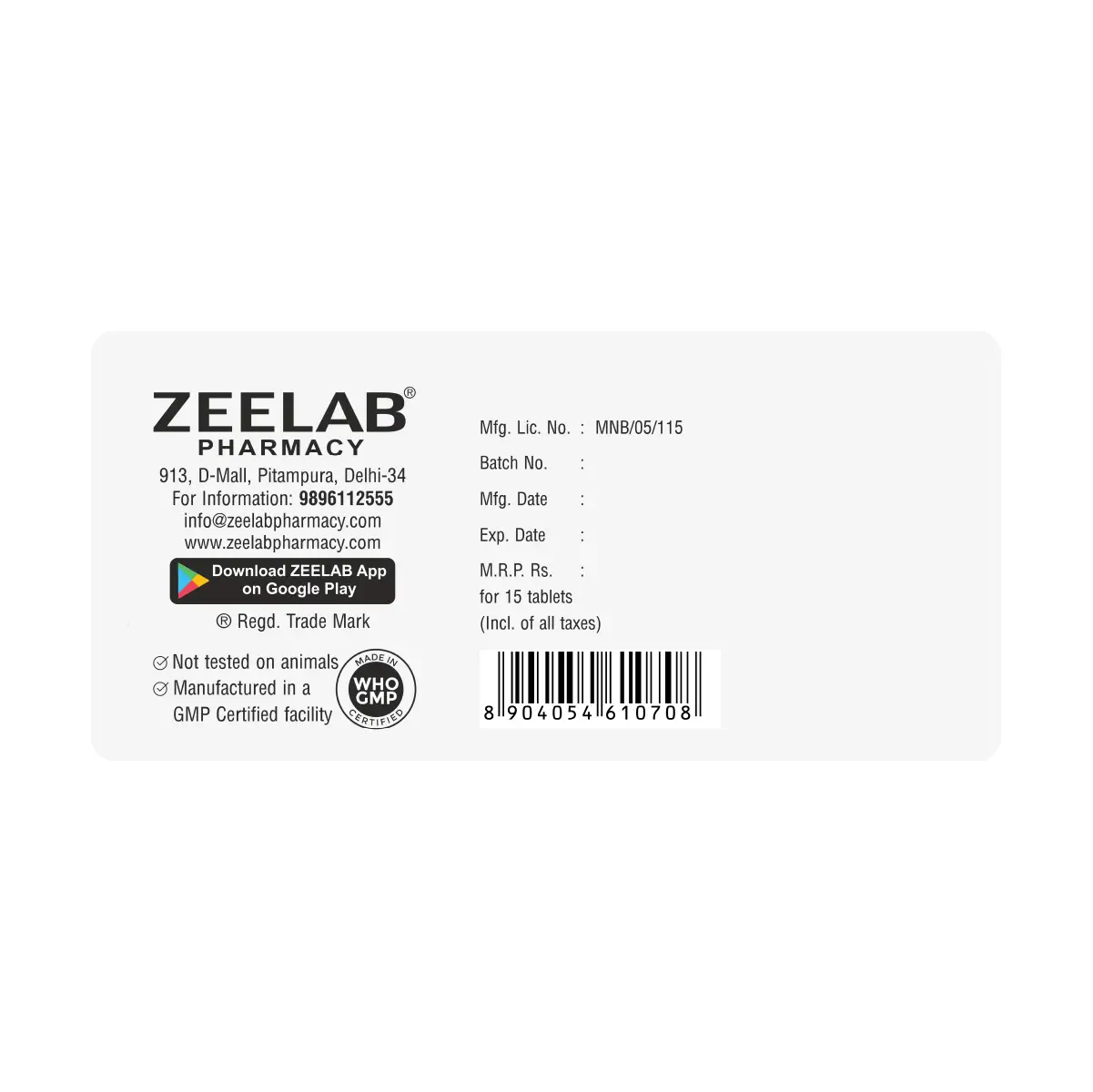 Ebatine M | Ebastine 10mg + Montelukast 10mg Tablet | Strip of 15 Tablets