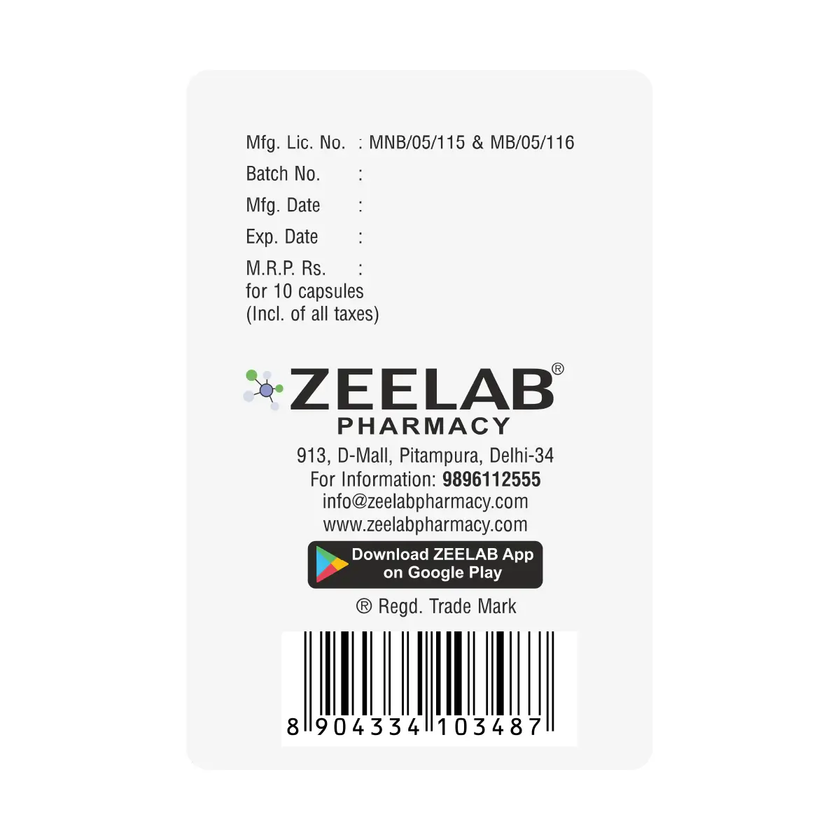 Eszone DSR Hyperacidity Capsule