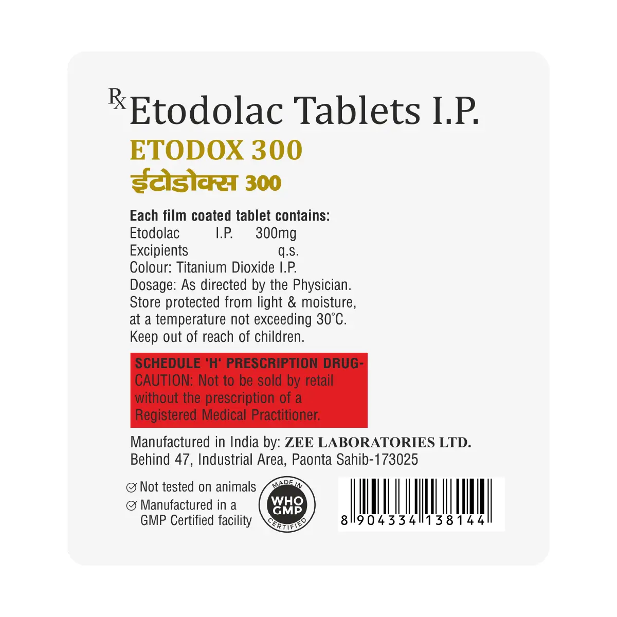 Etodox 300 Tablet
