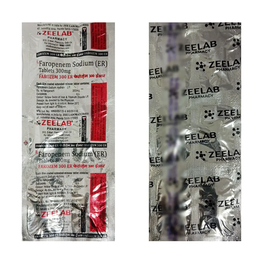 Faropenem (300mg) ER tablet