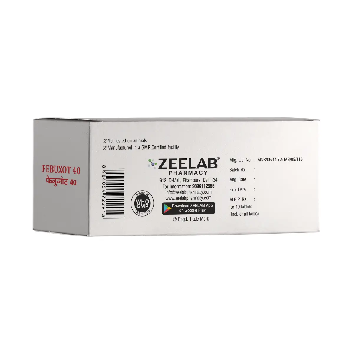 Febuxot 40 Anti Gout Tablet