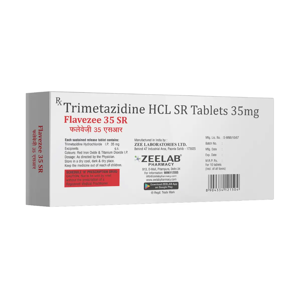 Flavezee 35 SR Tablet