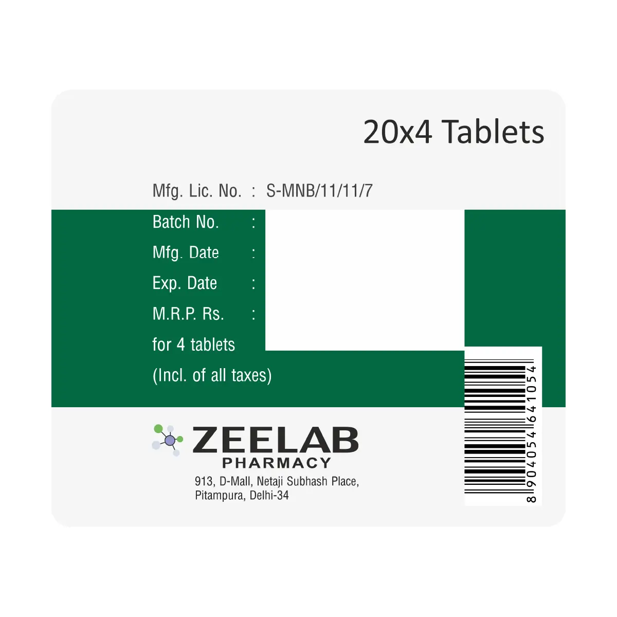 Flucozee 50 DT Antifungal Tablet