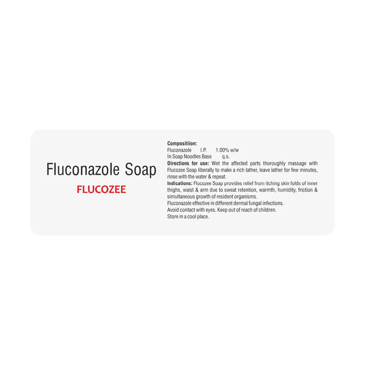 Flucozee Fluconazole Soap 