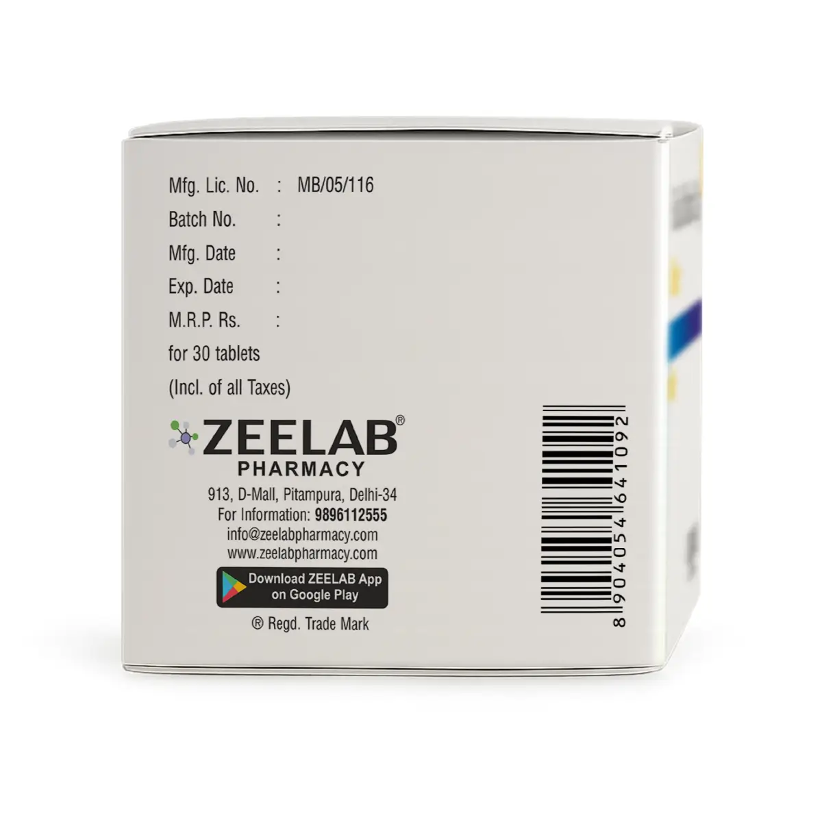 Folizee Folic Acid Tablet | Helps Prevent Folic Acid Deficiency & Support Healthy Pregnancy