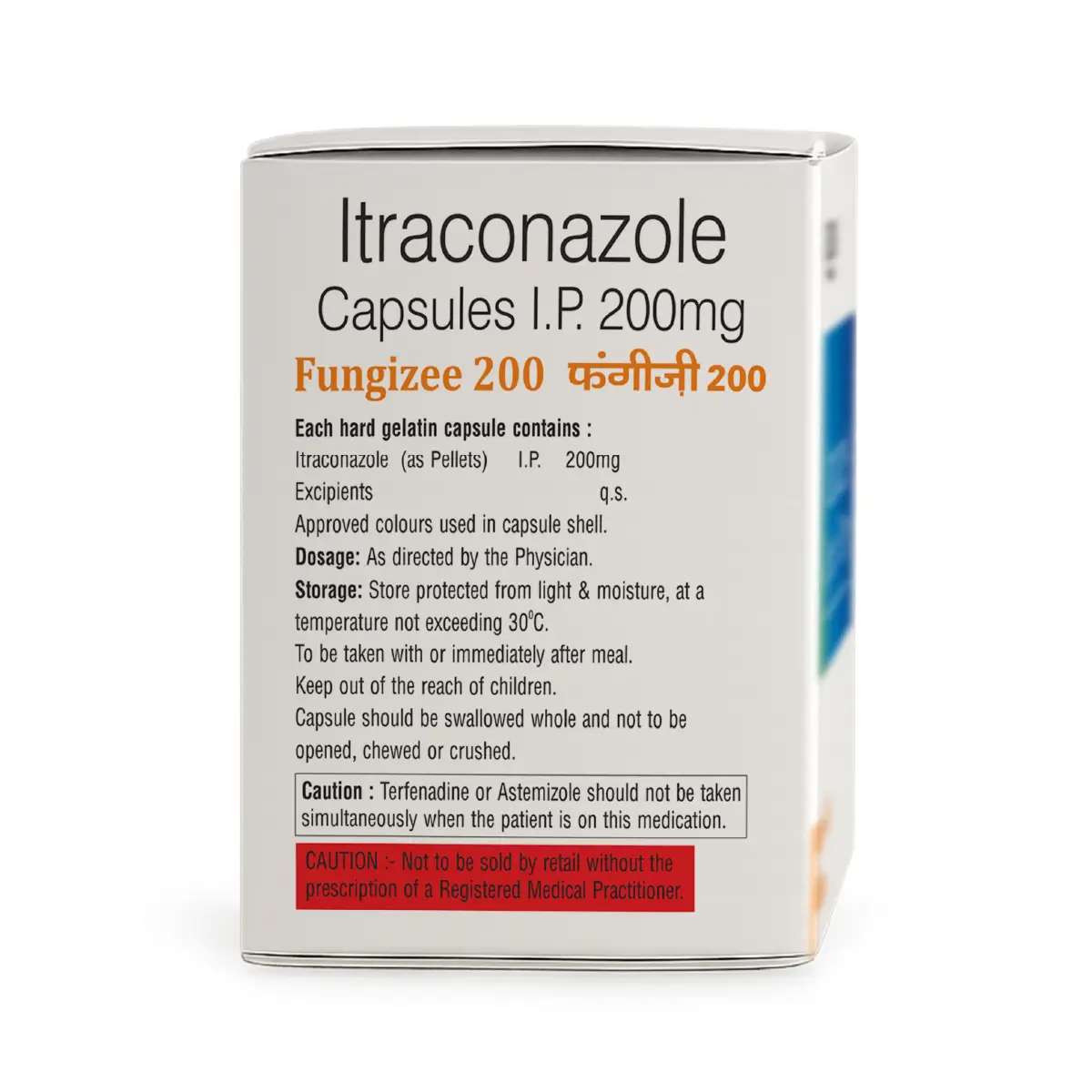 Fungizee 200 Capsule Composition 
