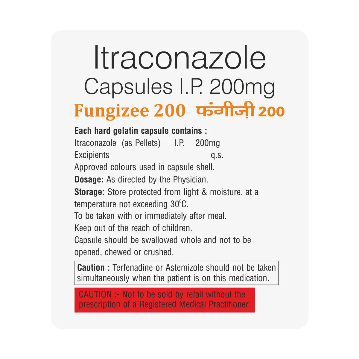 Fungizee 200 Capsule