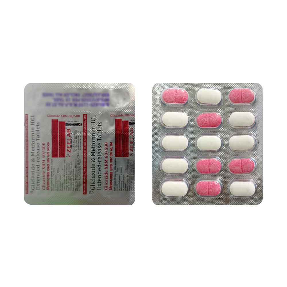 Glicazide XRM 60/500 Tablet