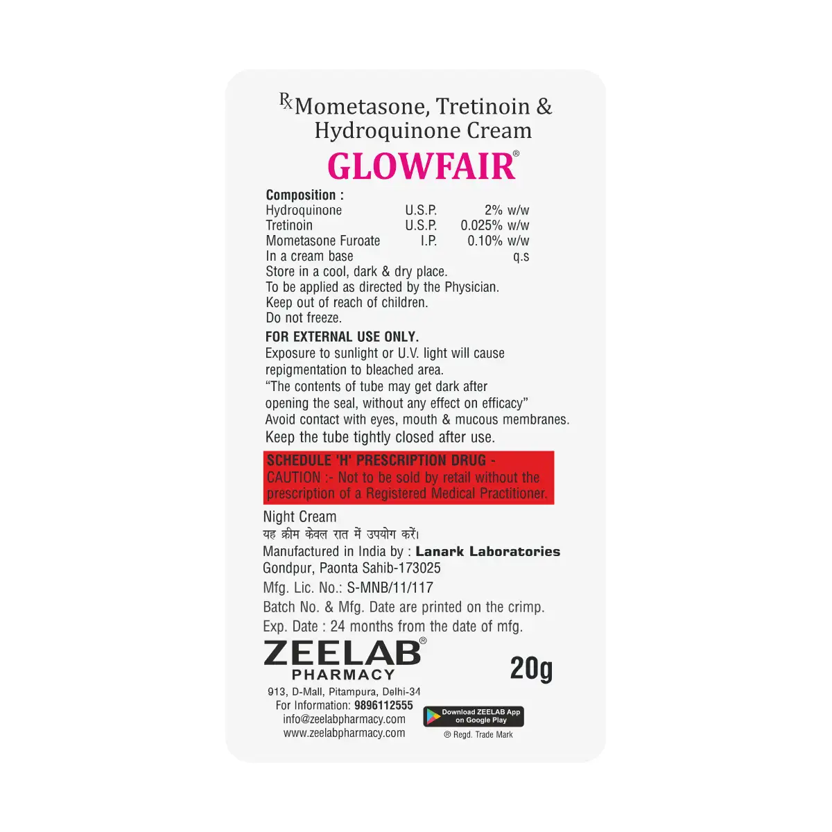  Glow Fair Cream