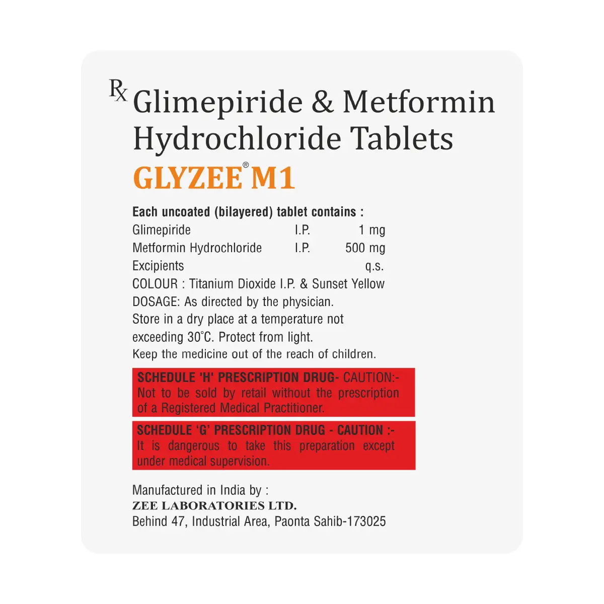 Glyzee M1 Tablet