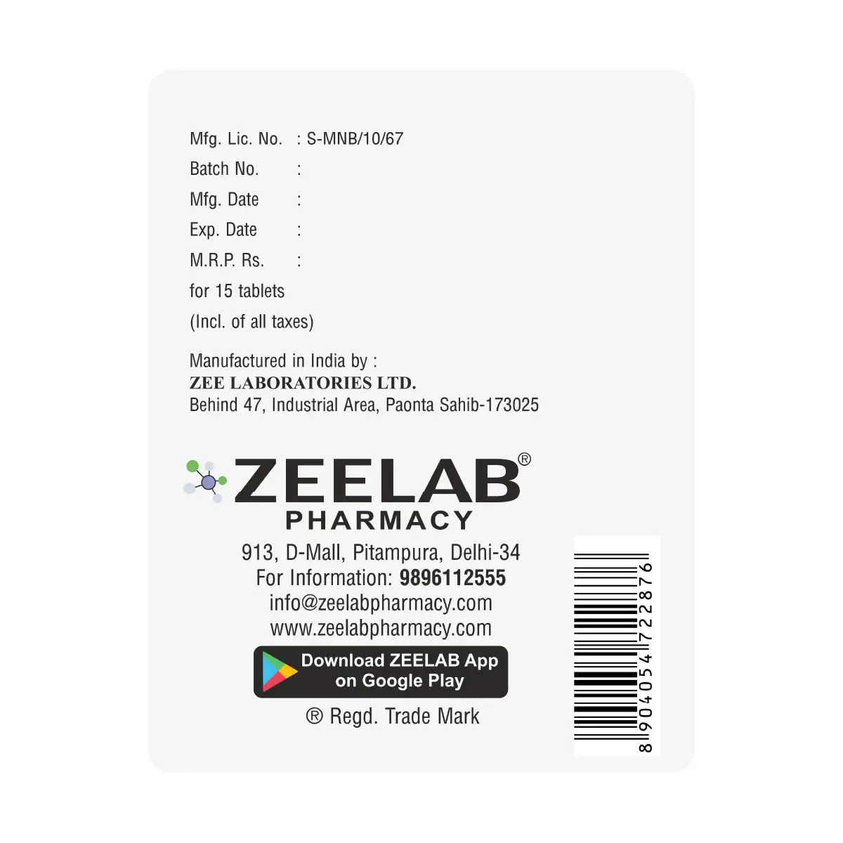 Glyzee M2 SR Forte Tablet